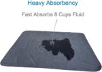 Non-Slip Dog Pads Extra Large 72" x 72", Washable Puppy Pads with Fast Absorbent, Reusable, Waterproof for Training, Whelping, Housebreaking, Incontinence, for Playpen - Image 2