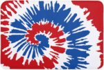 Diatomaceous Earth Bath Rug Bathtub Mat, Multicolor Tie Dye Quick Dry Non-Slip Diatomite Mud Bathroom Floor Rugs for Bath Tub Kitchen Absorbent Pad, 18x30 Inch - Image 2