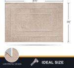 Bathroom Rugs Mat 20" x 31.5", Non-Slip/Skid Machine Washable Entryway Rug, Dog Floor mats, Super Absorbent Welcome Mat for Muddy Wet Shoes and Paws, Beige - Image 2